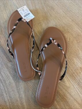 J. Crew Factory Women's Tortoiseshell Flip Flop